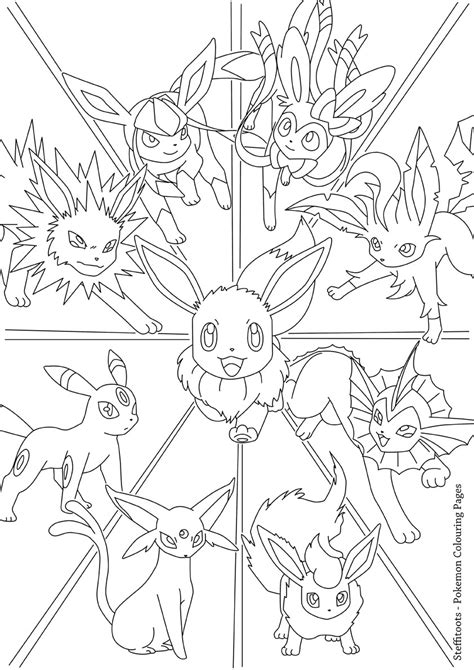 pokemon colouring in pages|Free Pokemon coloring pages